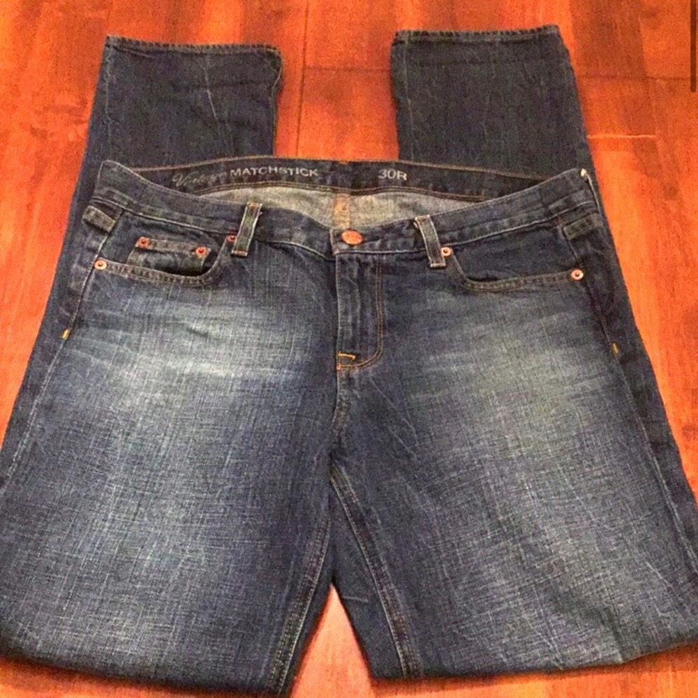 J. Crew Matchstick Jeans Dark Wash